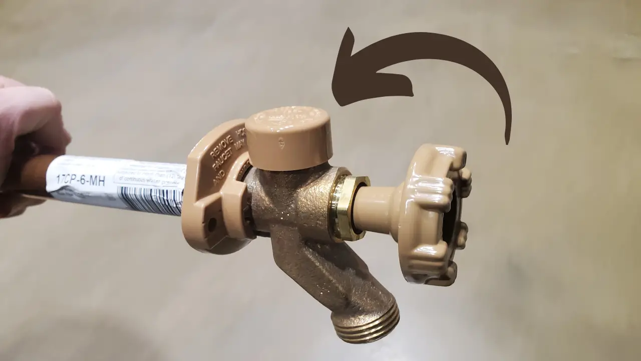 Photo of anti siphon garden hose faucet